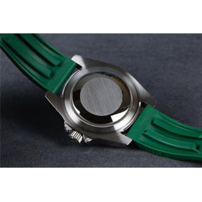 Replica Submariner  A21J Automatic Movement Mens Watch Green Dial Rubber Strap E157