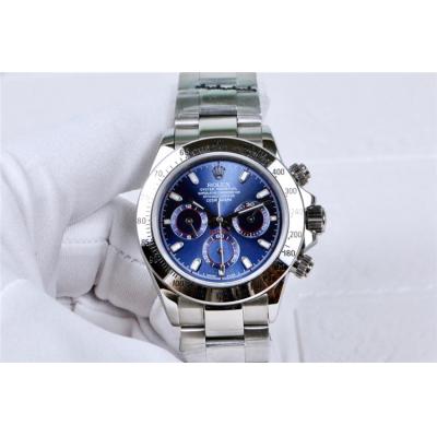 Replica Cosmograph Daytona  A21J Automatic  Mens Watch Black Dial Oyster Bracelet  SS A E163