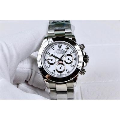 Replica Cosmograph Daytona  A21J Automatic  Mens Watch Black Dial Oyster Bracelet  SS A E163