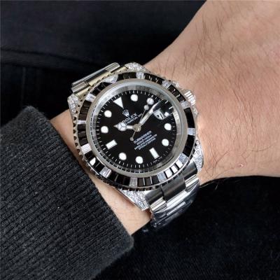 Replica Submariner A21J Automatic Movement Mens Watch  Black Dial Oyster Bracelet SS E169