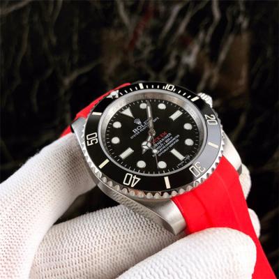 Replica Submariner A21J Automatic Movement Mens Watch Black Dial Rubber Strap E176