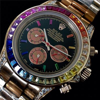 Replica Cosmograph Daytona A21J Automatic Mens Watch White Dial Oyster Bracelet SS  E177