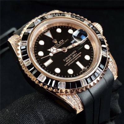 Replica Submariner Japan Miyota 8215 Automatic Movement Mens Watch Black Dial Rubber Strap E178