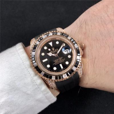 Replica Submariner Japan Miyota 8215 Automatic Movement Mens Watch Black Dial Rubber Strap E178