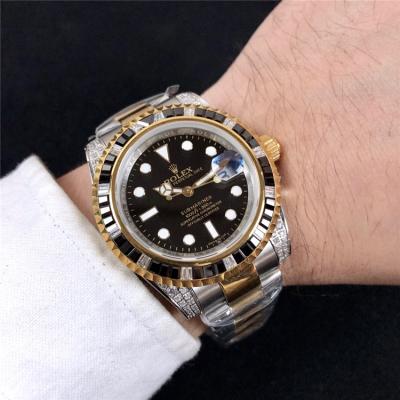 Replica Submariner Japan Miyota 8215 Automatic Movement Mens Watch Blue  Dial Oyster Bracelet SS E180