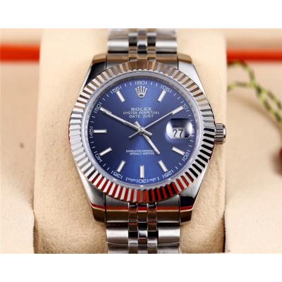 Replica Datejust Japan Miyota 8215 Automatic Movement Mens Watch Blue Dial Jubilee Bracelet SS E183