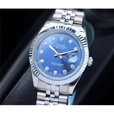 Replica Datejust A2813 Automatic Movement Mens Watch Blue Dial Jubilee Bracelet SS A E207