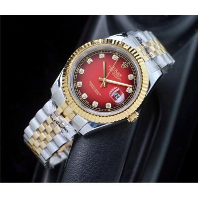 Replica Datejust A2813 Automatic Mens Watch Gold Dial Jubilee Bracelet Two Tone Yellow Gold B E207