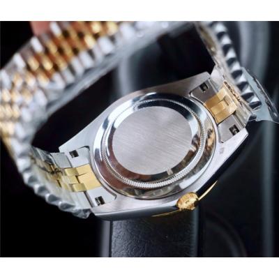 Replica Datejust A2813 Automatic Mens Watch Gold Dial Jubilee Bracelet Two Tone Yellow Gold B E207