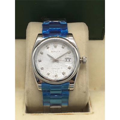 Replica Day-Date A2813 Automatic Movement Mens Watch White Dial Oyster Bracelet SS E219