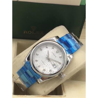 Replica Day-Date A2813 Automatic Movement Mens Watch White Dial Oyster Bracelet SS E219