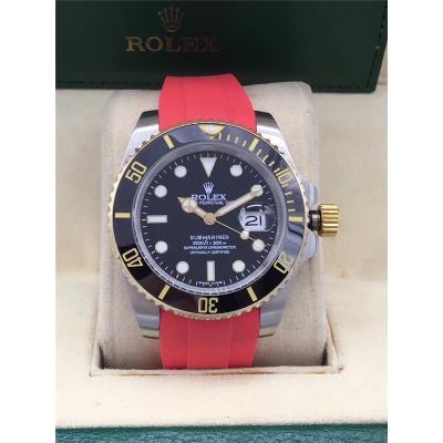 Replica Submariner A2813 Automatic Movement Mens Watch Black Dial Rubber Strap A E223