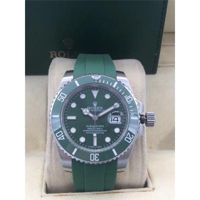 Replica Submariner A2813 Automatic Movement Mens Watch White Dial Ruber Strap B E223