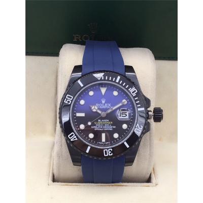 Replica Submariner A2813 Automatic Movement Mens Watch White Dial Ruber Strap B E223