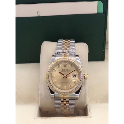 Replica Datejust A2813 Automatic Mens Watch White Dial Jubilee Bracelet Yellow Gold E225