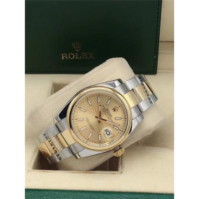 Replica Datejust A2813 Automatic Mens Watch White Dial Jubilee Bracelet Rose Gold E226