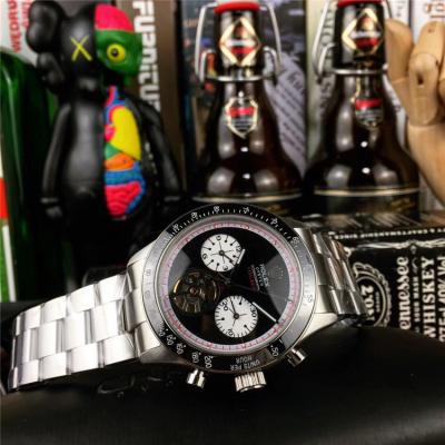 Replica Cosmograph Daytona  A21j Automatic Movement Mens Watch Black Dial PVD Steel E237