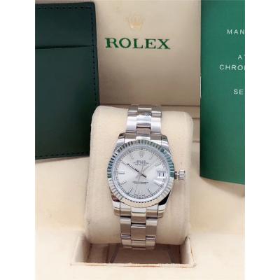 Replica Datejust A2813 Automatic Movement Womens Watch White Dial Oyster Bracelet SS A E239