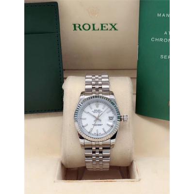 Replica Datejust A2813 Automatic Movement Womens Watch White Dial Oyster Bracelet SS A E239