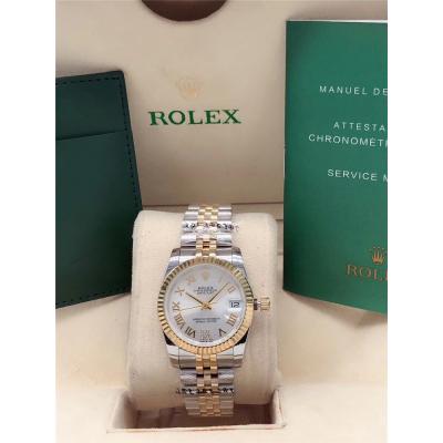 Replica Datejust A2813 Automatic Movement Womens Watch White Dial Oyster Bracelet SS A E239