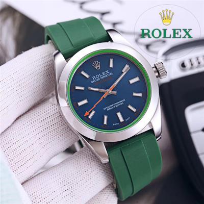 Replica Milgauss A21j Automatic Movement  Mens Watch Blue  Dial Rubber Strap B E248