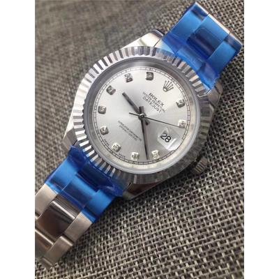 Replica Datejust A21j Automatic Movement Mens Watch Blue  Dial Oyster Bracelet SS A E250