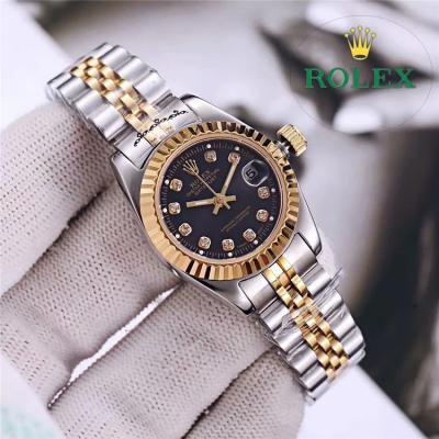 Replica Datejust A2813 Automatic Movement Womens Watch Black Dial Jubilee Bracelet SS E254