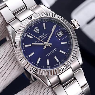 Replica Datejust  A21j Automatic Movement Mens Watch Blue Dial Oyster Bracelet SS E290