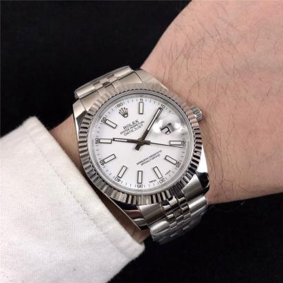 Replica Datejust A2836 Automatic Movement Mens Watch Blue Dial Oyster Bracelet SS C E291