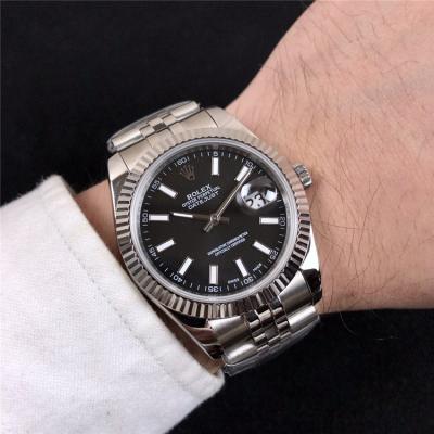 Replica Datejust A2836 Automatic Movement Mens Watch Blue Dial Oyster Bracelet SS C E291