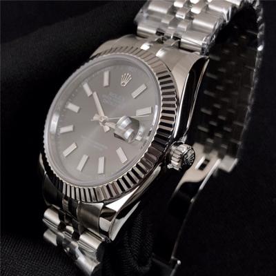 Replica Datejust A2836 Automatic Movement Mens Watch Blue Dial Oyster Bracelet SS C E291