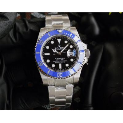 Replica Submariner A2813 Automatic Movement Mens Watch Black Dial Oyster Bracelet SS E302