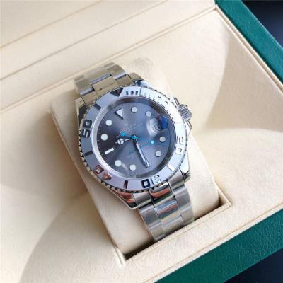 Replica Yacht-Master Japan Miyota 8215 Automatic  Mens Watch Blue Dial Oyster Bracelet SS B E305