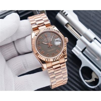 Replica Datejust A2836 Automatic Movement Mens Watch White Dial Oyster Bracelet Yellow Gold E311