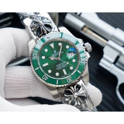 Replica Submariner Japan Miyota 8215 Automatic  Mens Watch Green Dial Oyster Bracelet SS E312