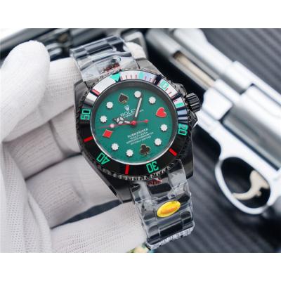 Replica Submariner Japan Miyota 8215 Automatic Movement Mens Watch Green Dial PVD Steel E318