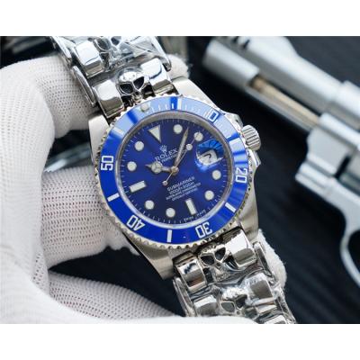 Replica Submariner Japan Miyota 8215 Automatic Movement Mens Watch Blue Dial Oyster Bracelet SS E319