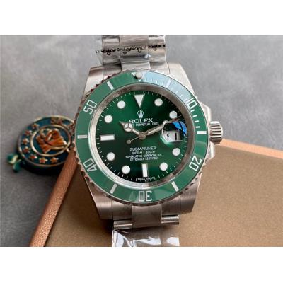 Replica Submariner A21J Automatic Movement Mens Watch Green Dial Oyster Bracelet SS E328