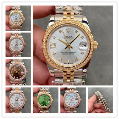 Replica Datejust A21J Automatic Movement Womens Watch Silver Dial Jubilee Bracelet Two Tone Yellow Gold A E330