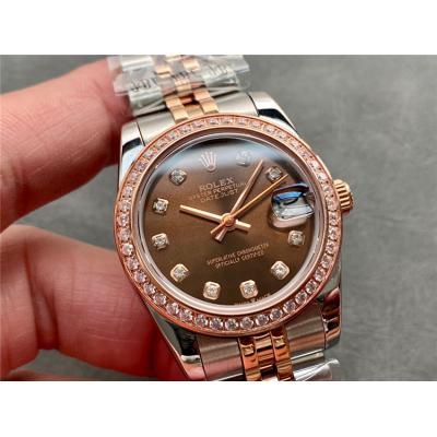 Replica Datejust A21J Automatic Movement Womens Watch Silver Dial Jubilee Bracelet Two Tone Yellow Gold A E330