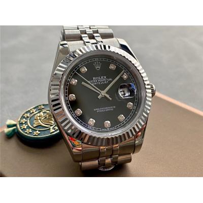 Replica Datejust A21J Automatic Movement Mens Watch Black Dial  Jubilee Bracelet SS B E333