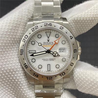 Replica Explorer II  A2824 Automatic Movement Mens Watch White Dial Oyster Bracelet SS E339