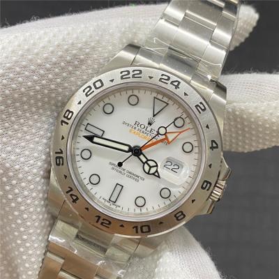 Replica Explorer II  A2824 Automatic Movement Mens Watch White Dial Oyster Bracelet SS E339