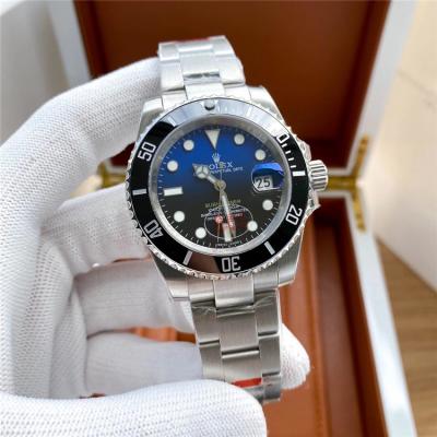 Replica Submariner Japan Miyota 8215 Automatic Mens Watch Blue Black Dial Oyster Bracelet SS E354