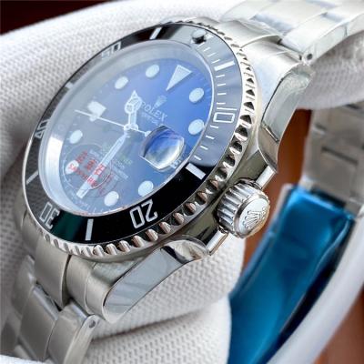 Replica Submariner Japan Miyota 8215 Automatic Mens Watch Blue Black Dial Oyster Bracelet SS E354