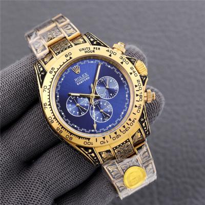 Replica Cosmograph Daytona A21J Automatic Mens Watch White Dial Vintage Engraving Bracelet A E404