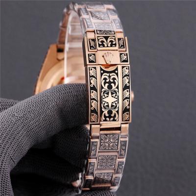 Replica Cosmograph Daytona A21J Automatic Mens Watch White Dial Vintage Engraving Bracelet A E404