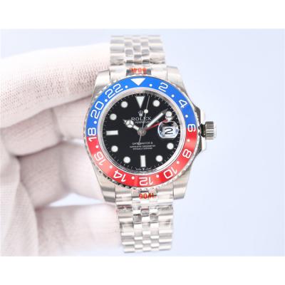 Replica GMT-Master II A2813 Automatic Movement Mens Watch Black Dial Jubilee Bracelet SS A E410