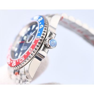 Replica GMT-Master II A2813 Automatic Movement Mens Watch Black Dial Jubilee Bracelet SS A E410