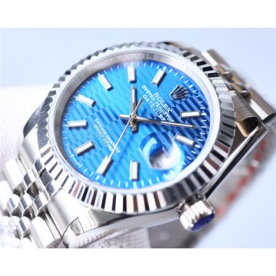 Replica Datejust A21J Automatic Movement Mens Watch Blue Dial Jubilee Bracelet SS E414